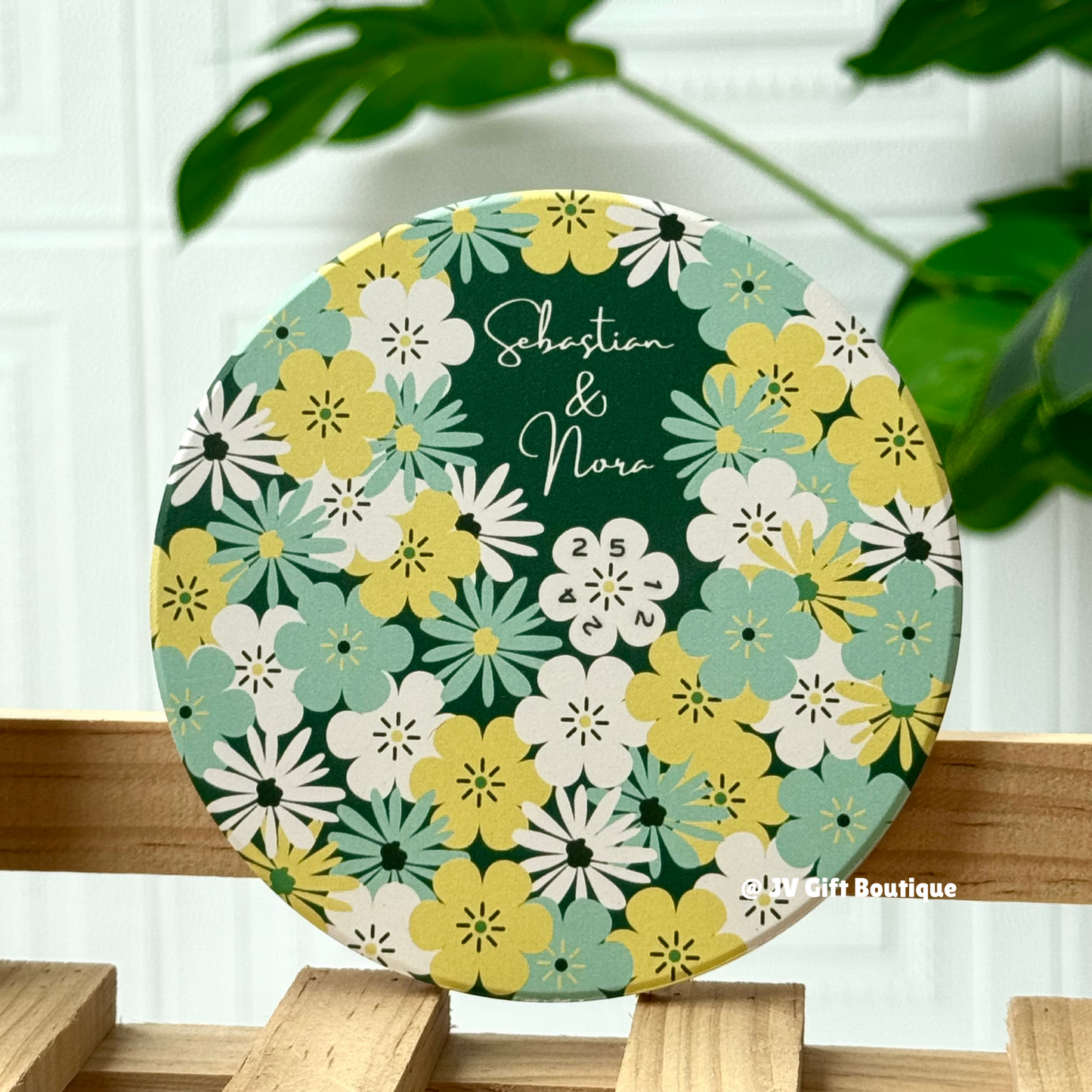Blossom Grace Coaster (with flower design)