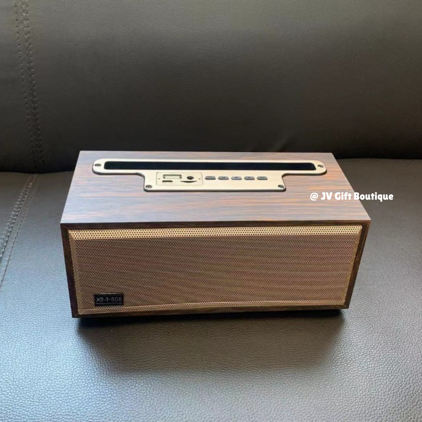 Wooden Speaker with Mobile Phone Holder