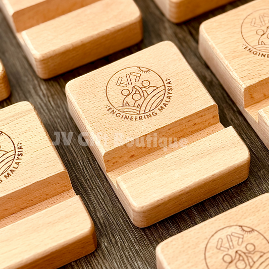 Personalized Wooden Phone Holder
