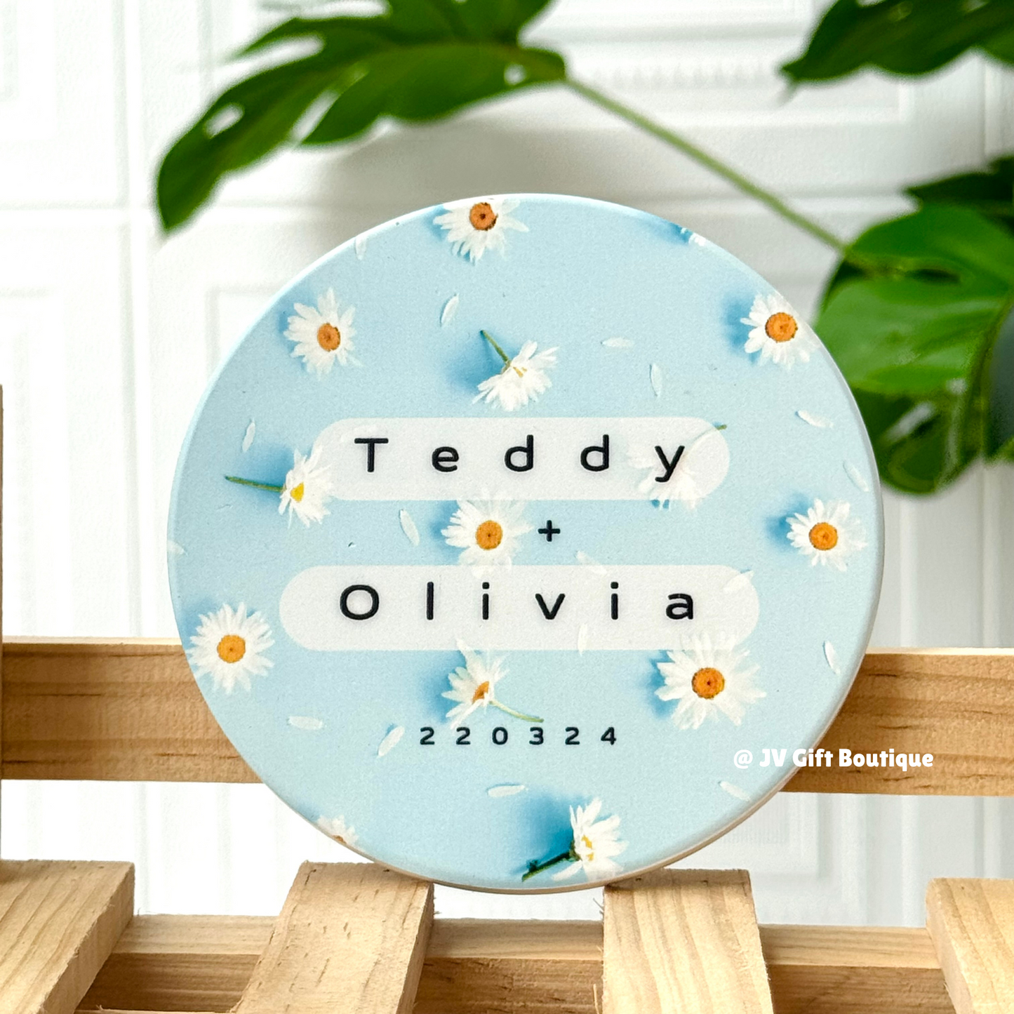 Blossom Grace Coaster (with flower design)