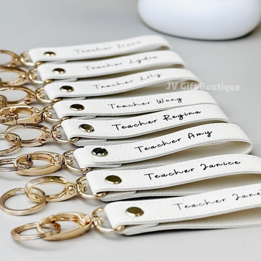 SleekLoop PU Leather Keychain