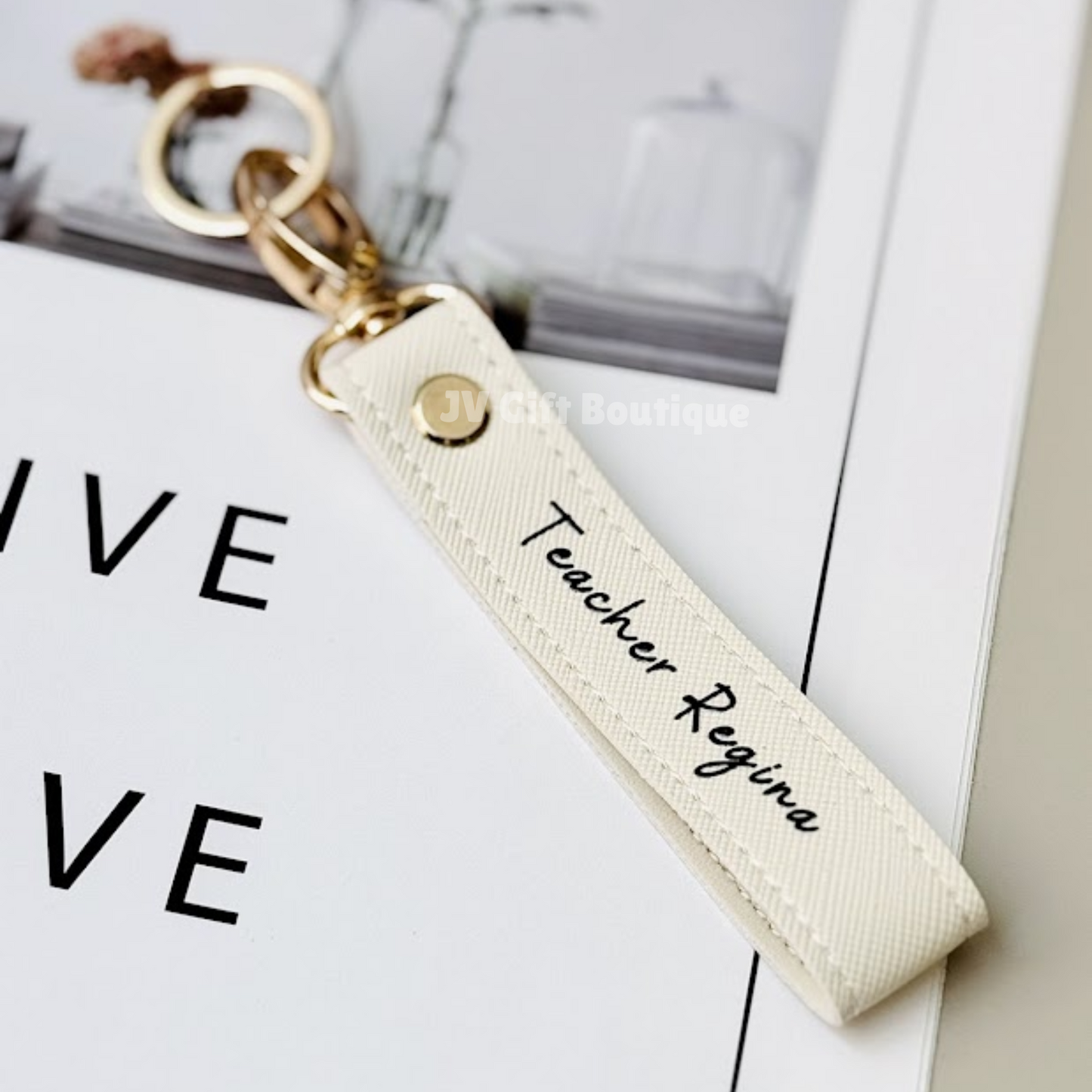 SleekLoop PU Leather Keychain