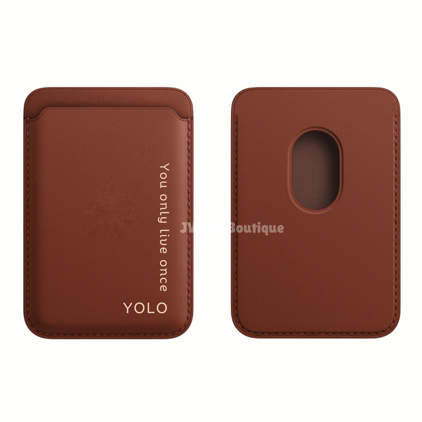 MagSafe PU Leather Card Holder