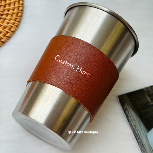 304 Stainless Steel Leather Holder Cup