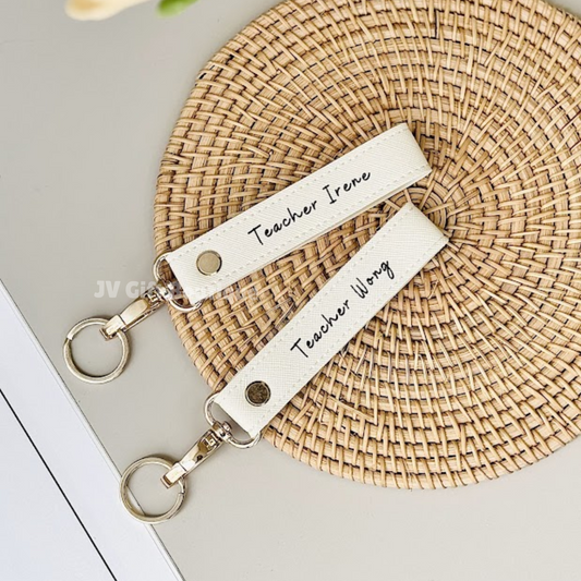 SleekLoop PU Leather Keychain