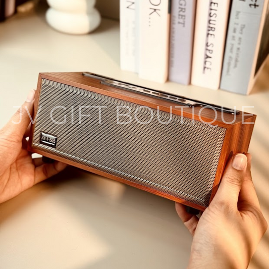 Wooden Speaker with Mobile Phone Holder