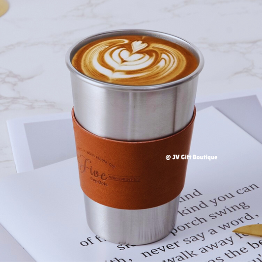 304 Stainless Steel Leather Holder Cup