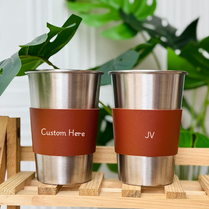 304 Stainless Steel Leather Holder Cup