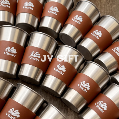 304 Stainless Steel Leather Holder Cup